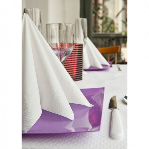 Servilleta papel blanca