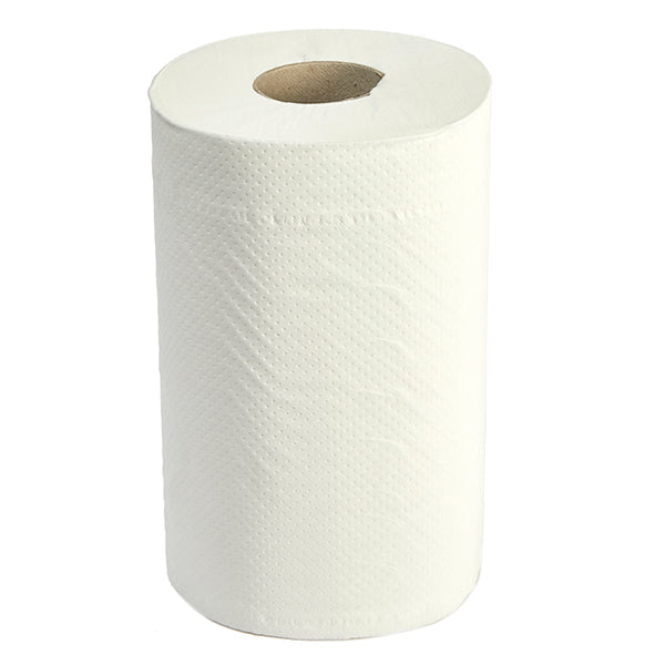 SECAMANOS "MINI BARRIL" ECOLABEL 2 CAPAS - 160 HOJAS 13x20 CM BLANCO TISSUE (12 UNID.) - assortiment