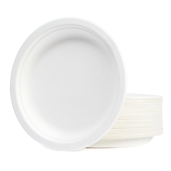 PLATO FIBRA VEGETAL 22cm 50u - assortiment