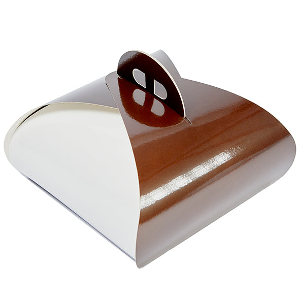 CAJA TARTA PARIS KRAFT 24X24X14 100u