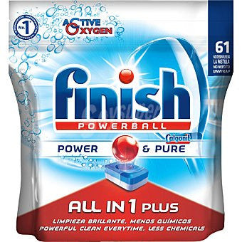 DETERGENTE PASTILLAS FINISH PURE 25u - assortiment