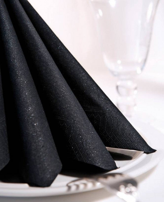 SERVILLETA P&P 40x40 NEGRA 1000 (UNID.) - assortiment