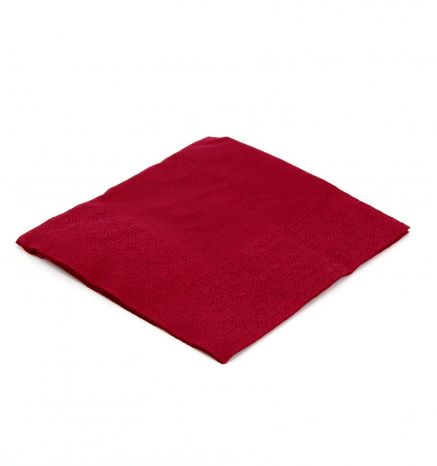 SERVILLETA PUNTA 33x33 5247 BURDEOS (1200 UNID.) - assortiment
